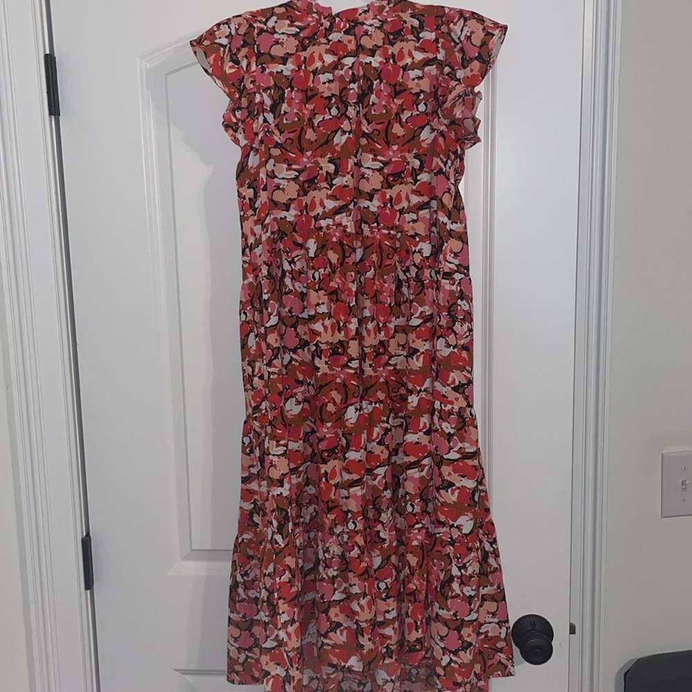 Red and pink multi dress